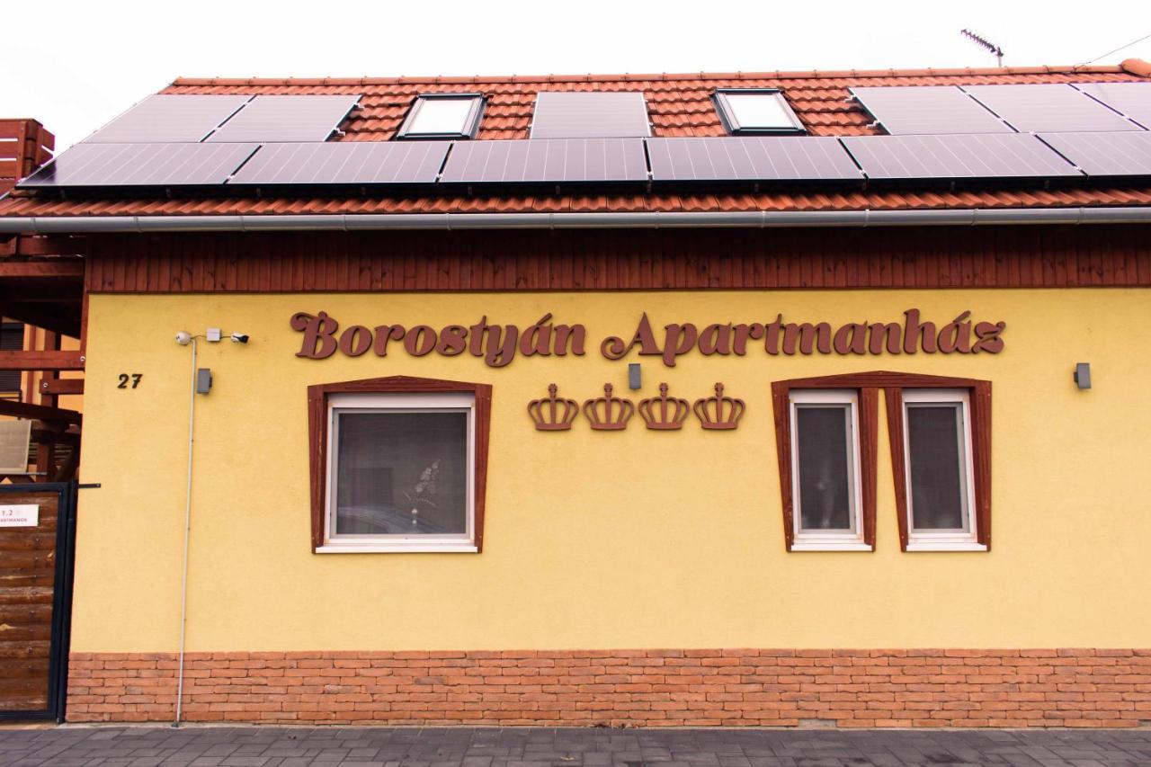 Borostyan Apartmanhaz Mórahalom Exteriör bild
